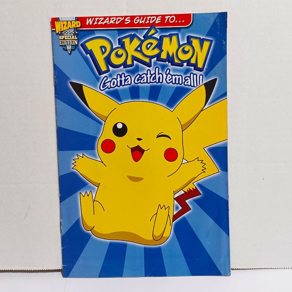 Vintage 90s Pokemon Wizard's Guide To Special Edition Vol. 1 Aug. 1999 Magazine